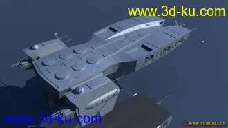 3D打印模型高达 多罗斯号 素模 obj格式 1.9W面的图片