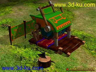 3D打印模型Q版小房子.的图片