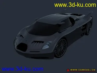 3D打印模型Dark Concept_car的图片