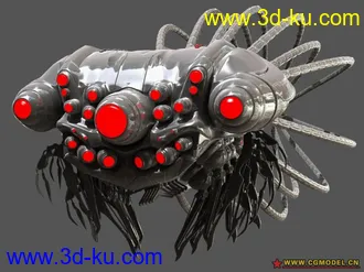 3D打印模型黑客帝国里的机器章鱼的图片