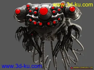 3D打印模型黑客帝国里的机器章鱼的图片