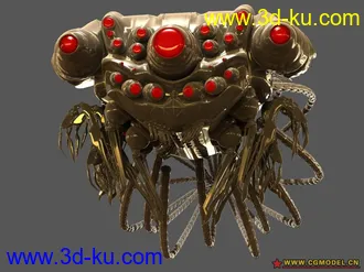 3D打印模型黑客帝国里的机器章鱼的图片