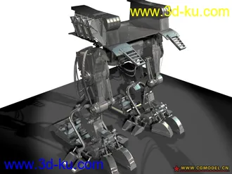 3D打印模型黑客帝国里的机器枪手的图片