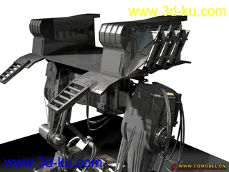 3D打印模型黑客帝国里的机器枪手的图片