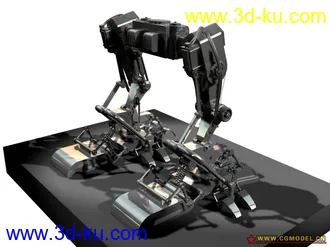 3D打印模型黑客帝国里的机器枪手的图片