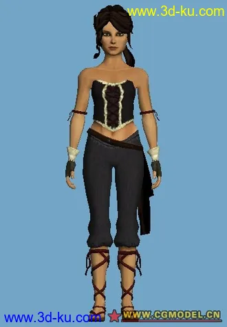 3D打印模型Scarlett (Venetica)的图片