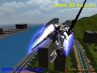 3D打印模型XBOX360_高达无双2 素模5个 obj的图片