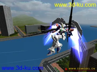 3D打印模型XBOX360_高达无双2 素模5个 obj的图片