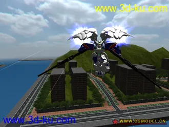 3D打印模型XBOX360_高达无双2 素模5个 obj的图片