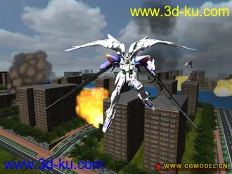 3D打印模型XBOX360_高达无双2 素模5个 obj的图片