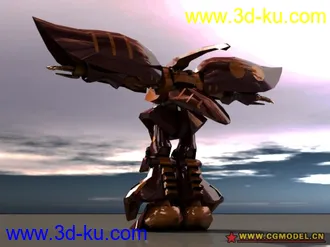 3D打印模型XBOX360_高达无双2 素模5个 obj的图片