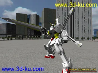 3D打印模型XBOX360_高达无双2 素模5个 obj的图片