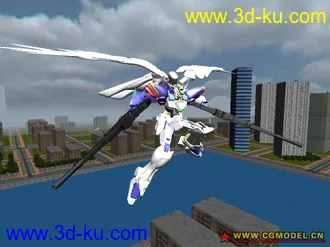 3D打印模型XBOX360_高达无双2 素模5个 obj的图片