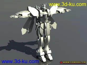 3D打印模型XBOX360_高达无双2 素模5个 obj的图片