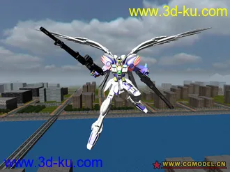 3D打印模型XBOX360_高达无双2 素模5个 obj的图片