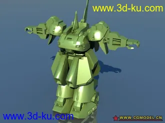 3D打印模型XBOX360_高达无双2 素模5个 obj的图片