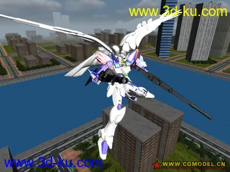 3D打印模型XBOX360_高达无双2 素模5个 obj的图片