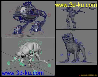 珍藏国外4大绑定模型大派送！的图片