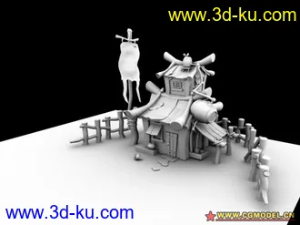 3D打印模型临摹的一卡通场景的图片