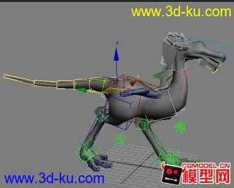 3D打印模型max 小龙的图片
