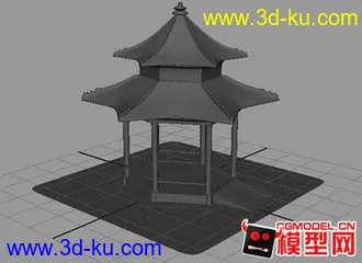 3D打印模型十指紧扣  凉亭的图片