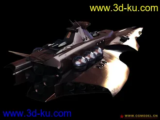 3D打印模型【高达无双2】战舰6艘，带贴图、材质(VRAY)的图片