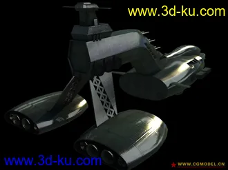 3D打印模型【高达无双2】战舰6艘，带贴图、材质(VRAY)的图片
