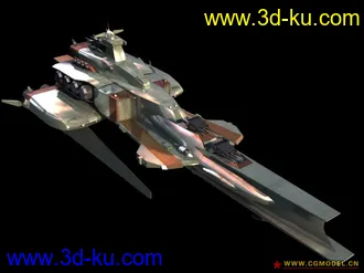3D打印模型【高达无双2】战舰6艘，带贴图、材质(VRAY)的图片