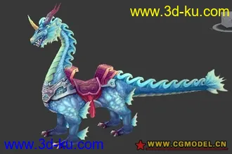 超级好看的骑乘碧水金睛兽模型的图片