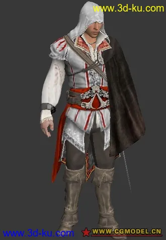 一个刺客信条的模型，暴酷的图片