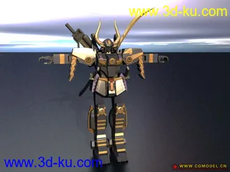 3D打印模型【高达无双2】强袭自由，武者高达MK II，贴图+材质(vray)的图片
