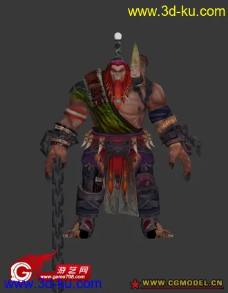 《神兵传奇》的BOSS模型的图片