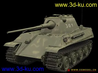 3D打印模型一组坦克的图片