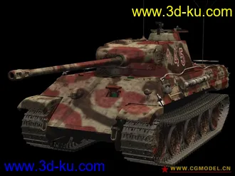 3D打印模型一组坦克的图片