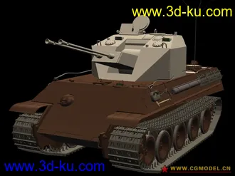 3D打印模型一组坦克的图片