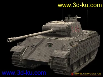 3D打印模型一组坦克的图片