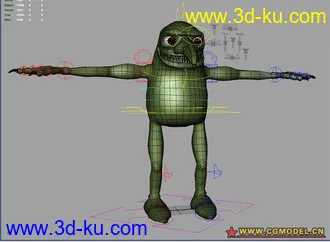 一个很不错的MAYA动画K帧模型的图片