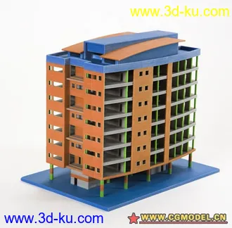 3D打印模型商业广场的图片