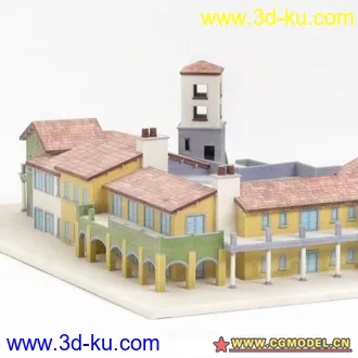 3D打印模型商业广场的图片