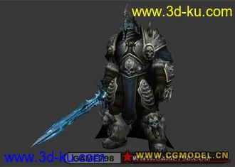 3D打印模型阿尔萨斯 巫妖王的图片
