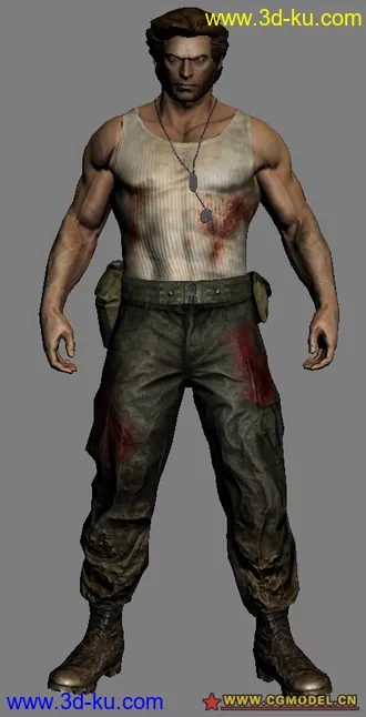 3D打印模型<金刚狼>完整版的图片