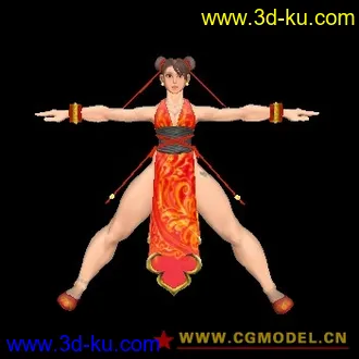 3D打印模型春丽的图片