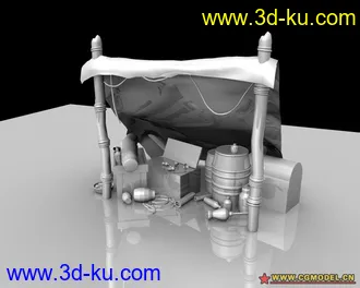 3D打印模型帐篷的图片