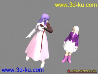 3D打印模型伊莉雅与小樱的图片