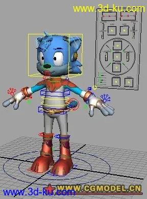 3D打印模型来个蓝猫很乖滴效果也很好的图片