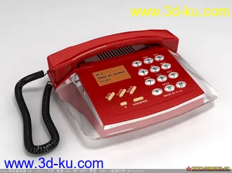 3D打印模型电话机的图片