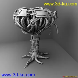 3D打印模型分享一个maya建模作业（原）的图片