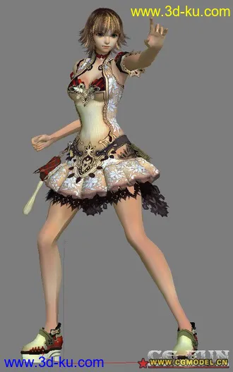 3D打印模型【真名法典】zeph！多动作！经典的图片