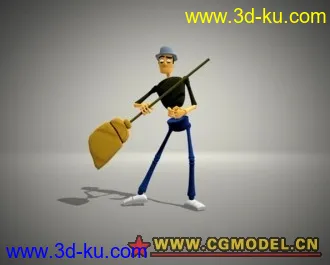 3D打印模型人物跳舞（有动画，的图片