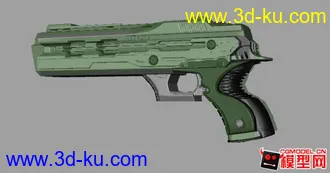 3D打印模型手枪的图片